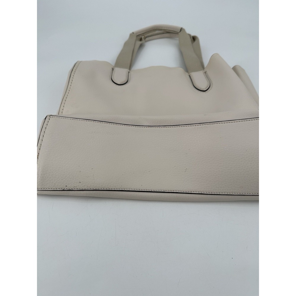 Authentic Coach Derby Chalk Cream Tote Shoulder Soft Pebbled Leather Bag #F58660 - Picture 5 of 11